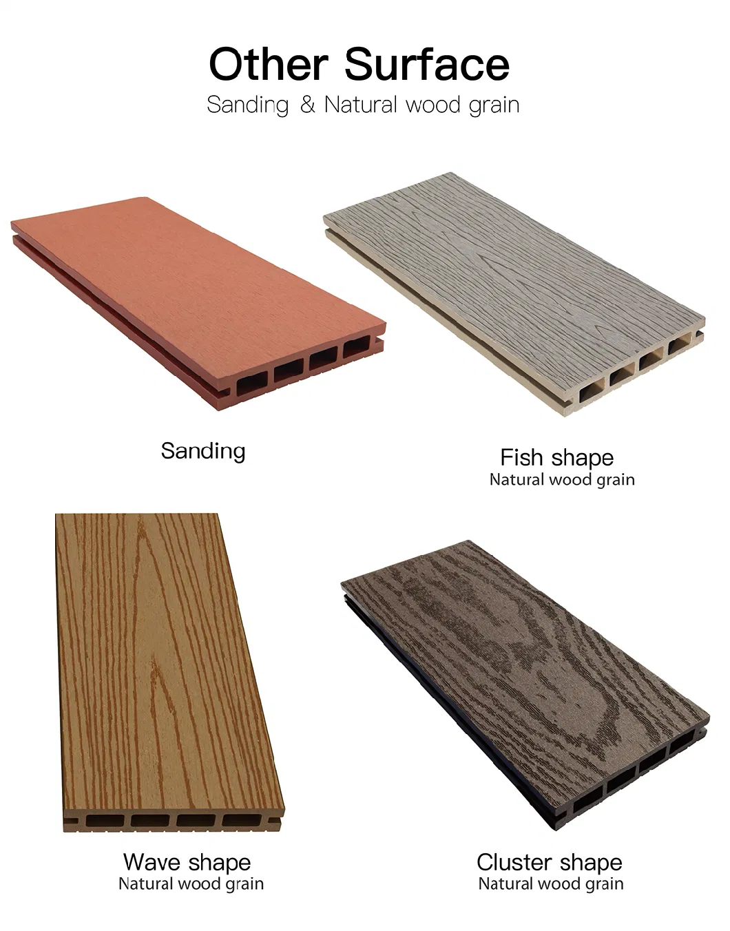 Tw-02b Coowin New Waterproof, Eco-Friendly WPC Floor/Decking Board/Engineered Wood Flooring Building Materials