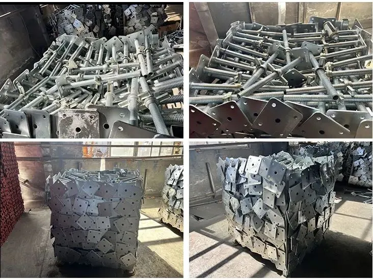 China Supplier Hot Dipped Galvanized Hollow Square and U-Head Scaffold Screw and Jack Base for Construction