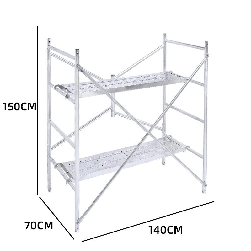 Good Service Multi-Pole Scaffolding Projecting Aluminium Scaffold Step Monkey Ladder Steel Ladder Galvanized Ladder Gi Monkey Ladder for Construction