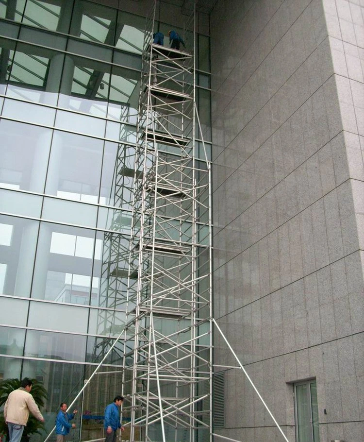 Dragonstage Aluminum Good Price Scaffolding with Step Stair Ladder