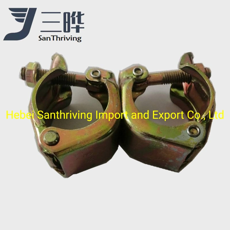 Scaffolding Fittings Double Fixed Coupler Swivel Clamp Aluminum Formwork Accessory