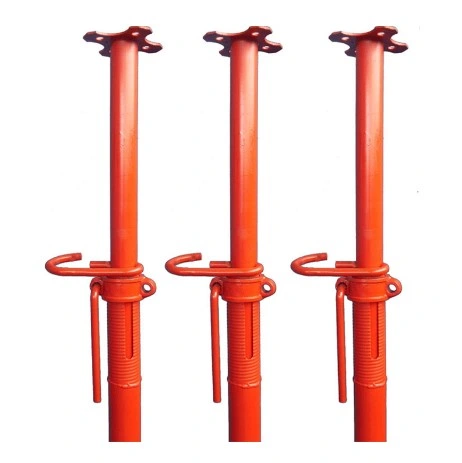 Powder Coated Steel Adjustable Shoring Props Heavy Duty Metal Scaffolding Acrow Jack Formwork Prop