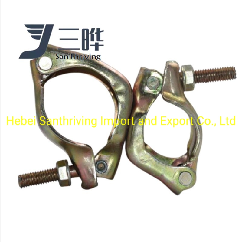 Galvanized Fixed Swivel Forged Scaffolding Coupler Building Connection Accessory