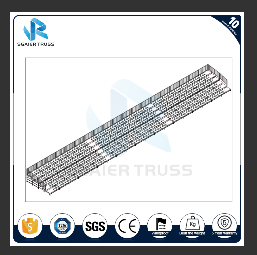 Hot Sale Outdoor Layer Bleachers Steel Bleachers Scaffolding Bleachers