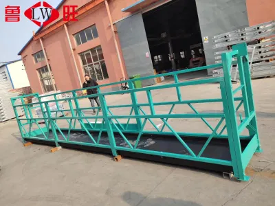 Pintura Luwang Zlp800 Góndola bastidor del sistema eléctrico de andamios de construcción de la etapa de oscilación Andamio Balcones