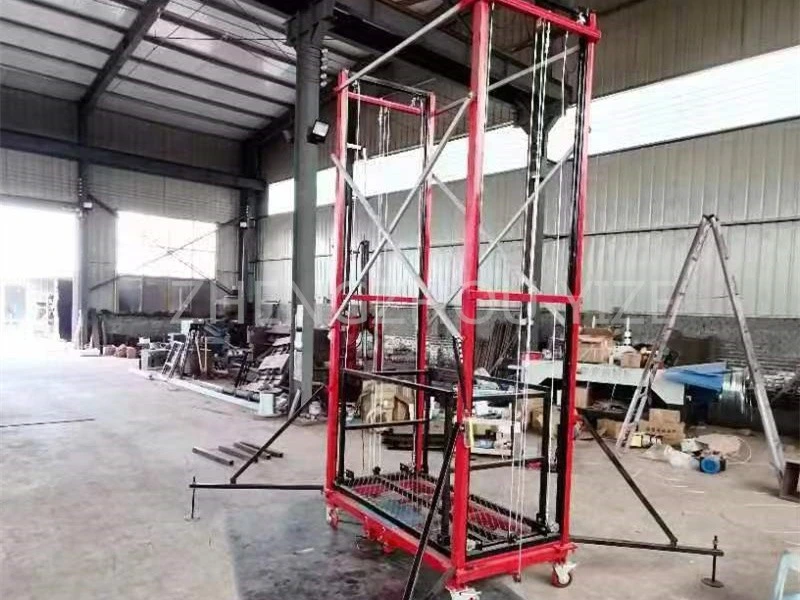Mobile Electrical Scaffolding Lift Aluminum Steel Electric Lifting Scaffold with Wheel Lifter for Walls