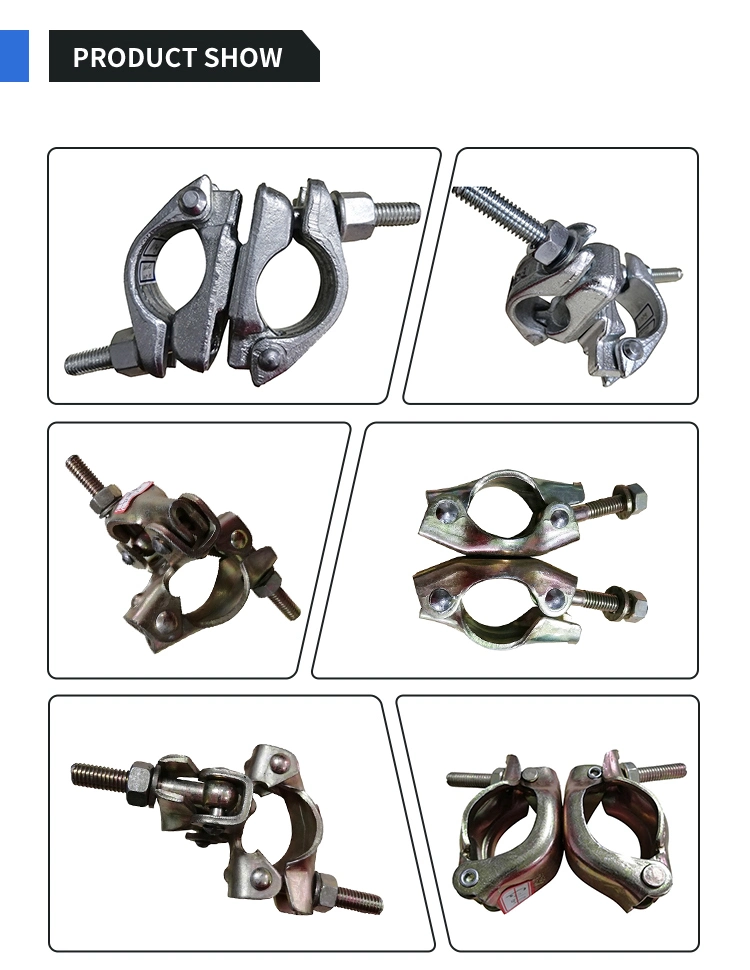Scaffolding Pipe Clamp Drop Forged Swivel Coupler for Sale