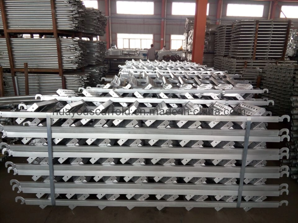 Scaffolding Aluminium Mobile Tower Ladder with Wheels Used for Scaffold Construction in Middle East Market