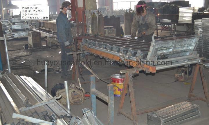 Scaffolding Aluminium Mobile Tower Ladder with Wheels Used for Scaffold Construction in Middle East Market