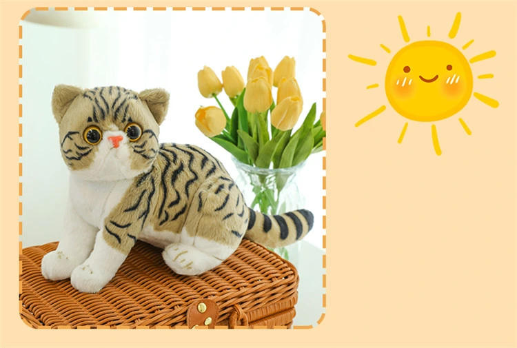 Tiktok Hot Selling Factory Wholesale Simulated Cat Doll Persian Cat Pillow