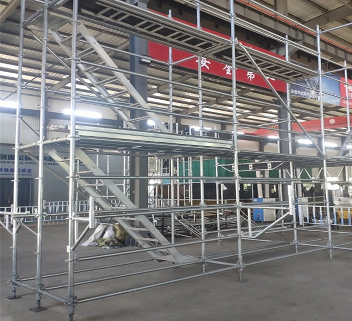 Construction Scaffold Steel Steps Scaffolding Stairs Case Ladder