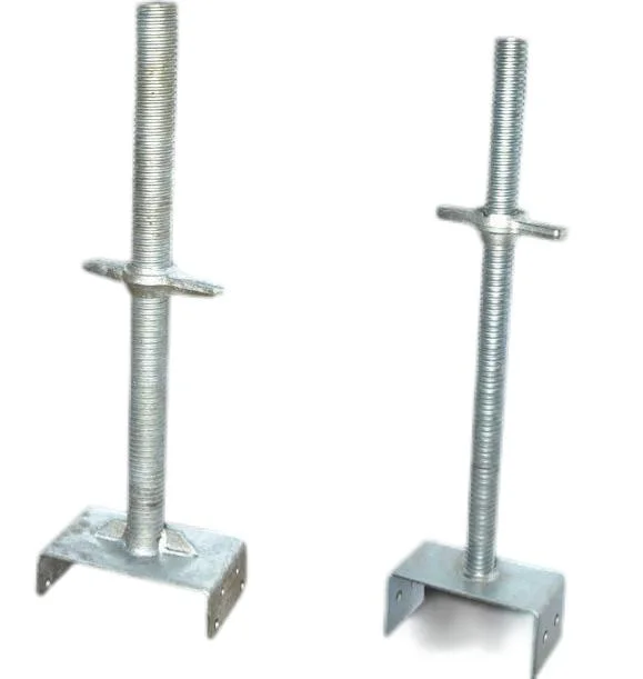 Safe Hollow Adjustable Scaffold Base Jack for Construction Building Material From China
