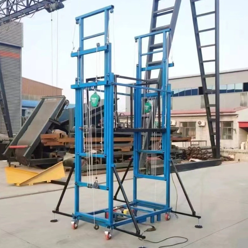 China Factory Manufacturing New Electric Elevator Remote Control Fully Automatic Scaffolding Electric Lifting Scaffolding Load Bearing 500 Kg Portable Foldable