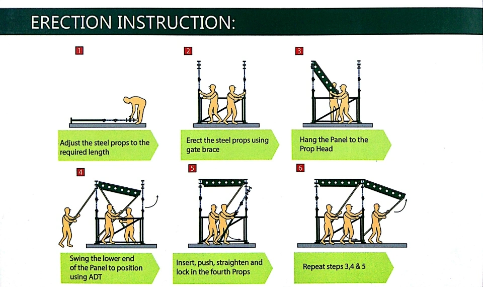 Adjustable Scaffolding Shoring Props Panel Props for Formwork Construction