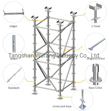 Scaffolding System Mobile Stair Tower for Building Construction