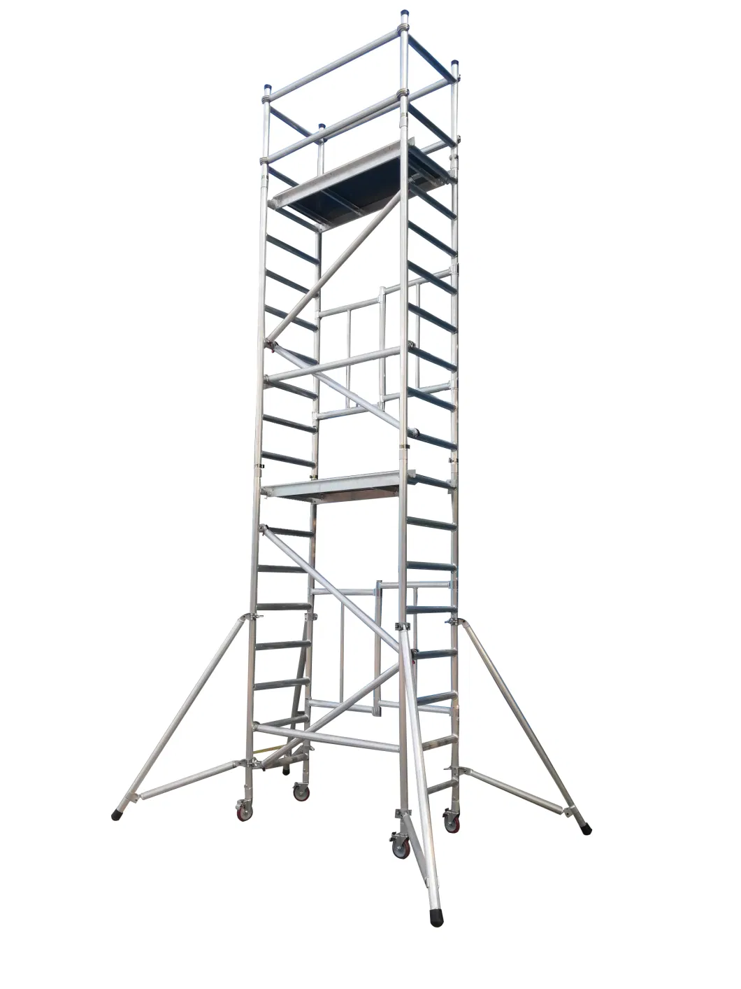 Dragonstage China Aluminum Stair Folding Scaffolding System Construction Scaffold for Sale for Installation Works