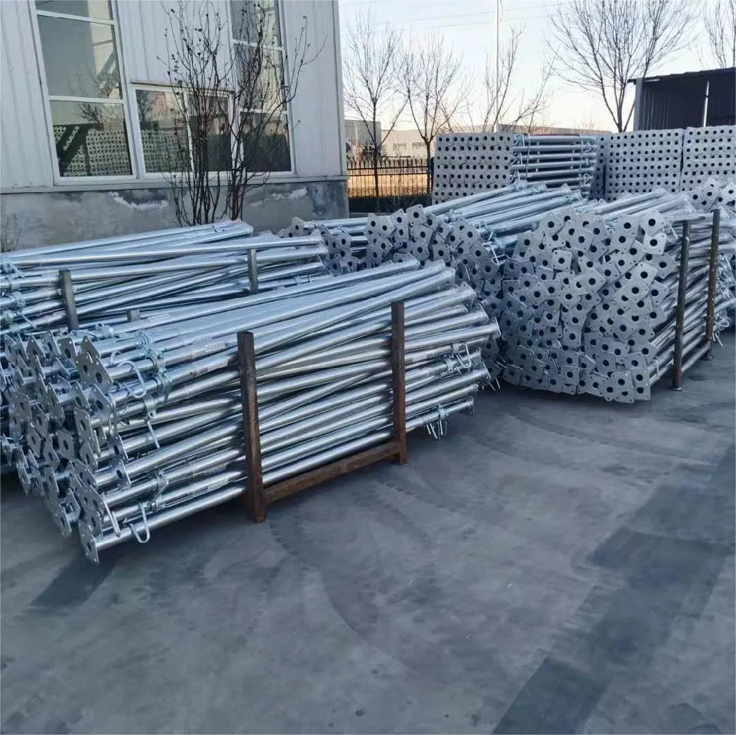 Support for Tunnel Construction Pipe Beam Props Steel Q235 Carbon Steel Adjustable Props Standard Size
