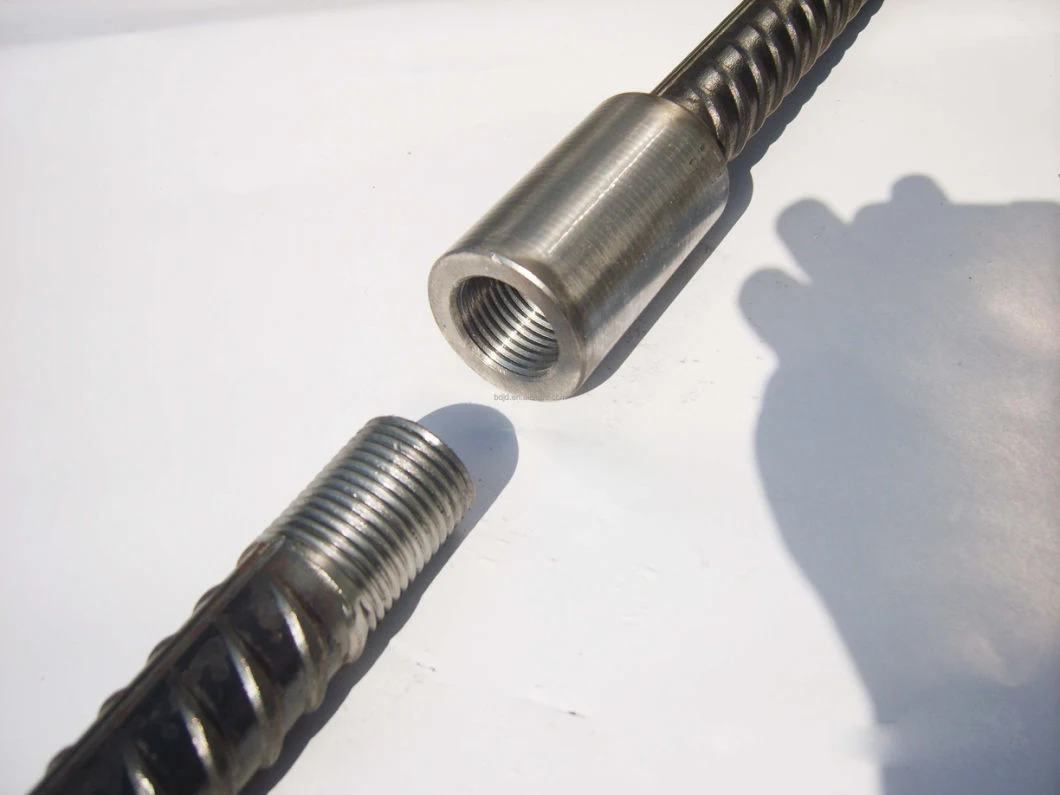 32mm 16mm 20mm Steel Bar Straight Threaded Rebar Coupler Connection Sleeve 25mm Steel Rebars Coupler