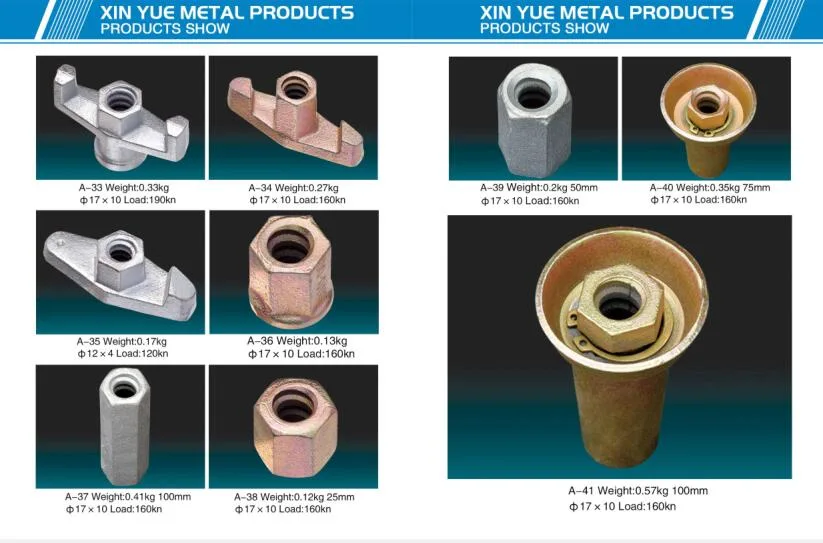 China Supply Scaffolding/Scaffold Galvanized Steel Base Jack Nut for Construction for Formwork Accessories Parts Casting Jack Nut Sale