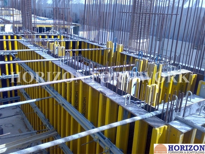 Panel Strut for Adjusting and Plumbing Wall Formwork System