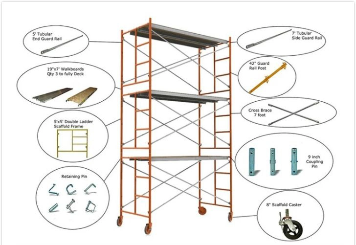 China Aluminium Scaffolding Tower Aluminium Mobile Scaffold for Construction Repair