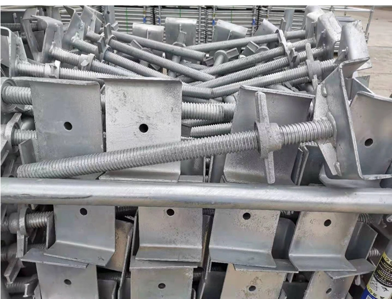 Adjustable Ringlock Prop Screw Jack Base Steel Scaffolding Accessory