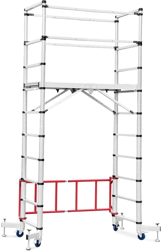 Aluminum Combination Telescopic Folding Scaffold Ladder