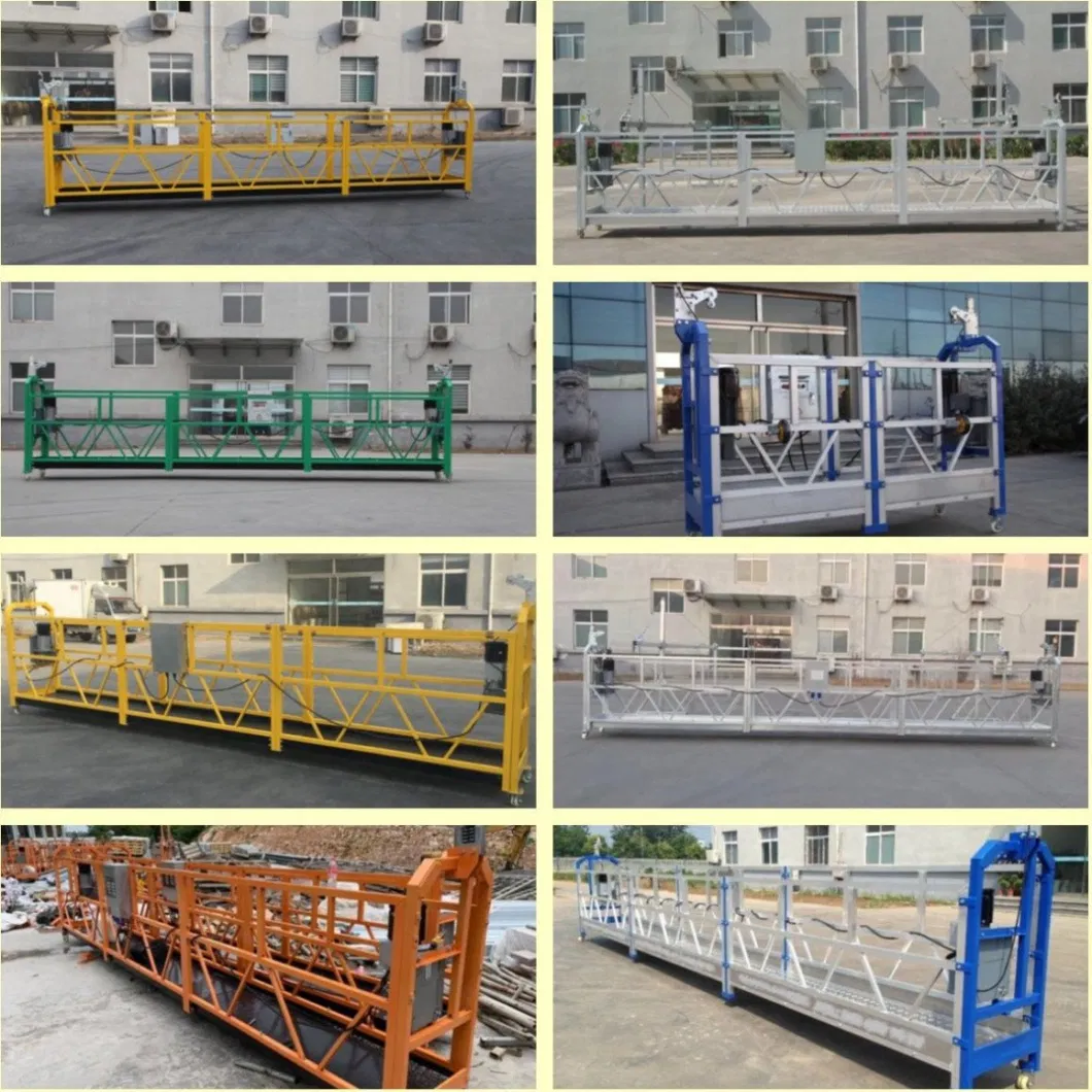 Suspended Platform Zlp800 for Construction Materials and Man Work Stage Facade Work Electrical Scaffolding