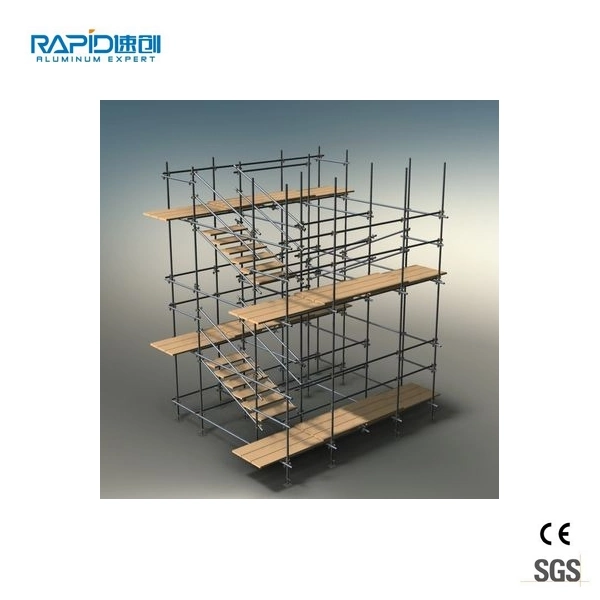 Drawings Design HDG Steel Layher Ringlock Scaffolding on Construction Concrete Formwork