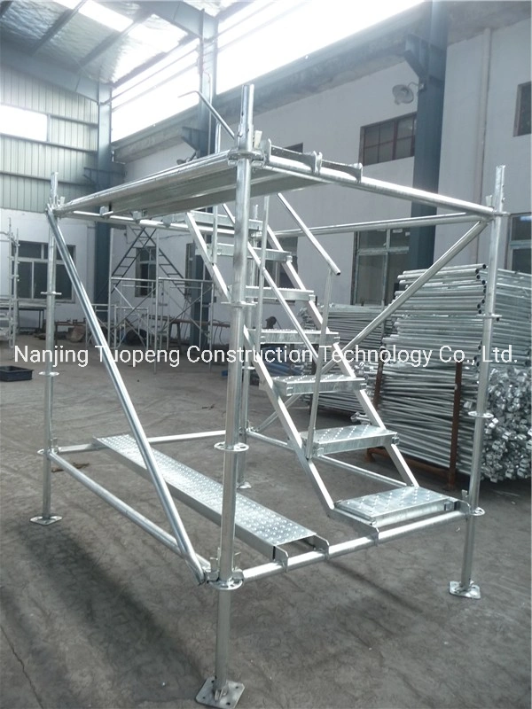 Layher Type Heavy Duty Steel Ladder for Ringlock Scaffold