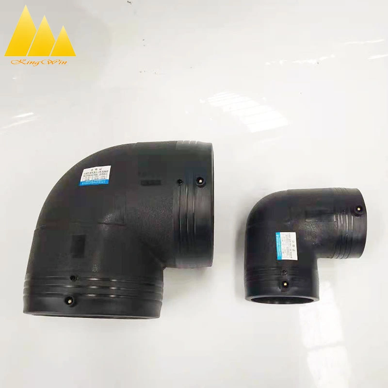 HDPE 90 Degree Elbow Pipe Electrofusion Sleeve Coupling/HDPE Coupler