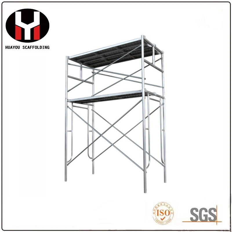 Q195 Pre-Galvanized Steel Building Material Scaffold a Frame Scaffolding H Frame