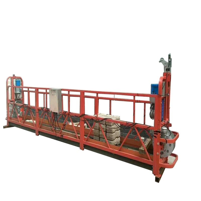 Suspended Platform for Construction Materials and Man Lifting