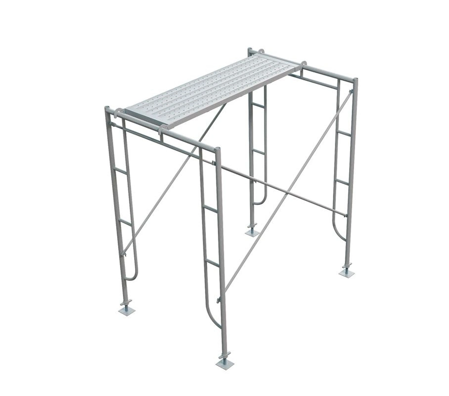 Construction Frame Pre-Galvanized/Painted Scaffolding H Frame Systems Cross Brace Mobile Walk-Through Frame Manson Frame Door Frame Scaffolding Frame System