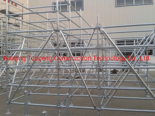 Galvanized Q345/Q235 Ringlock Scaffolding Horizontal Ledger for System Scaffold