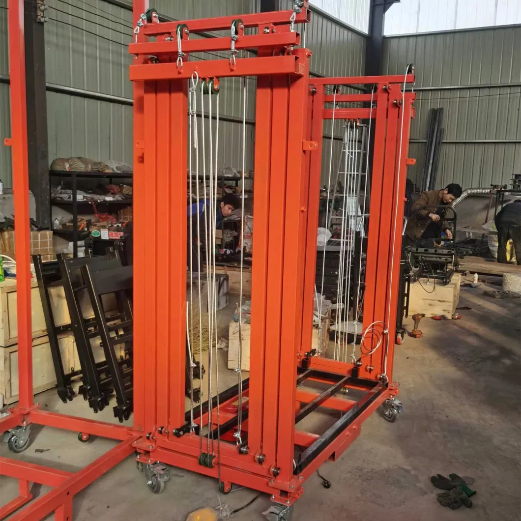 China Factory Manufacturing New Electric Elevator Remote Control Fully Automatic Scaffolding Electric Lifting Scaffolding Load Bearing 500 Kg Portable Foldable