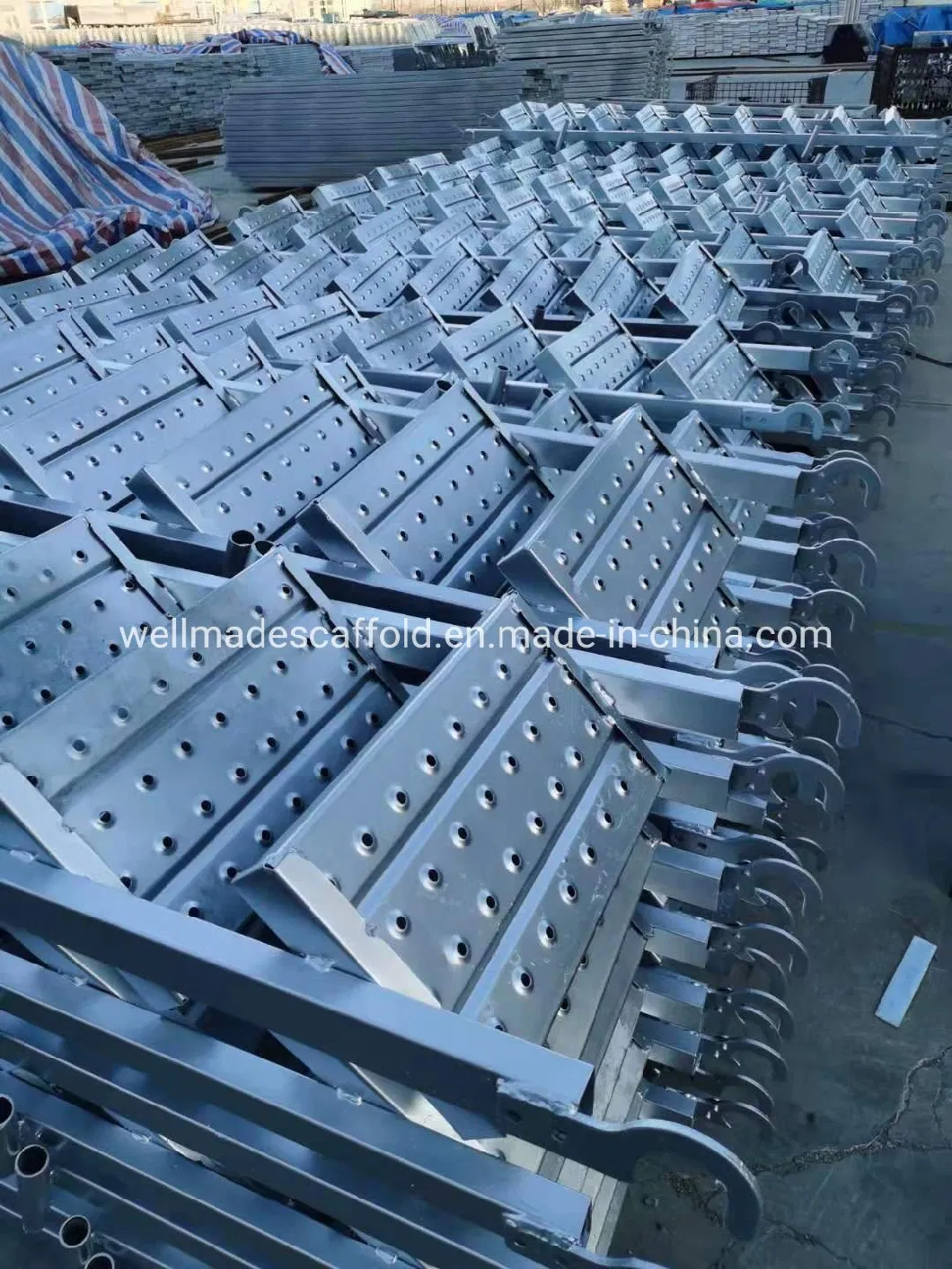 Galvanized Step Stairs of Frame Scaffolding Access Scaffolding/Stairway