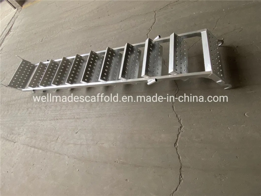 Galvanized Step Stairs of Frame Scaffolding Access Scaffolding/Stairway