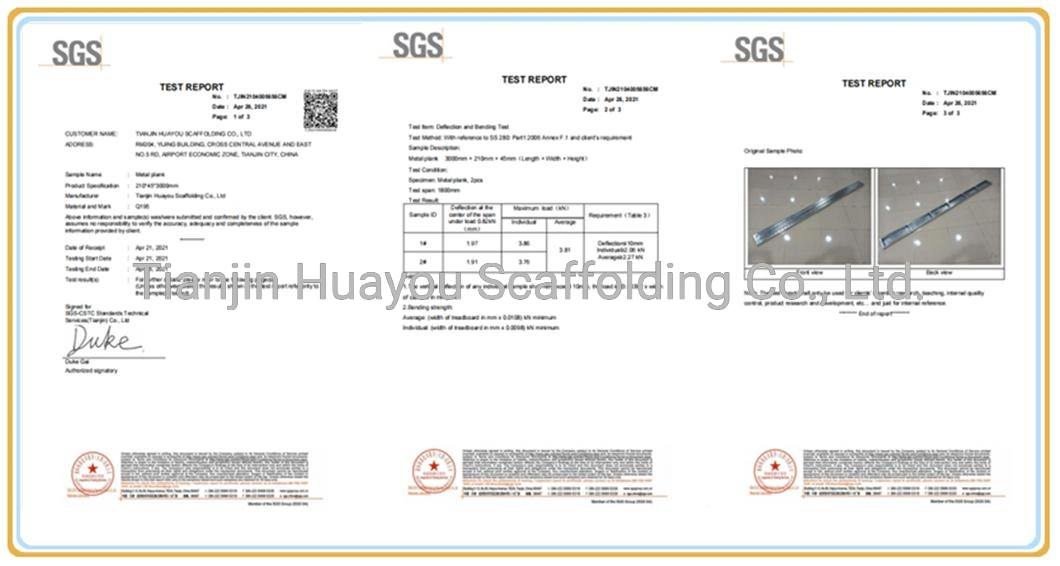 Easy and Fast Installation Aluminum Ladder Scaffold with Outrigger