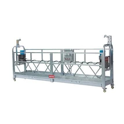 Zlp630 Aluminum Alloy Temporary High Altitude Working Electric Gondola Painting Suspended Platform