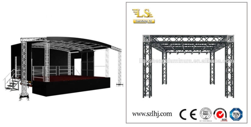 Concert Scaffolding Aluminum Truss System Wedding Stage Roof System Sale