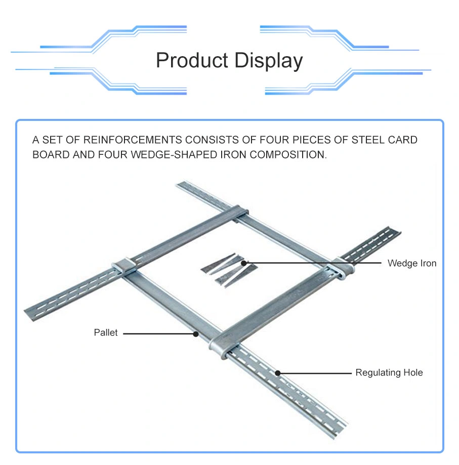 Galvanized Steel Adjustable Formwork Clamp Beam with Wedge for Concrete Column