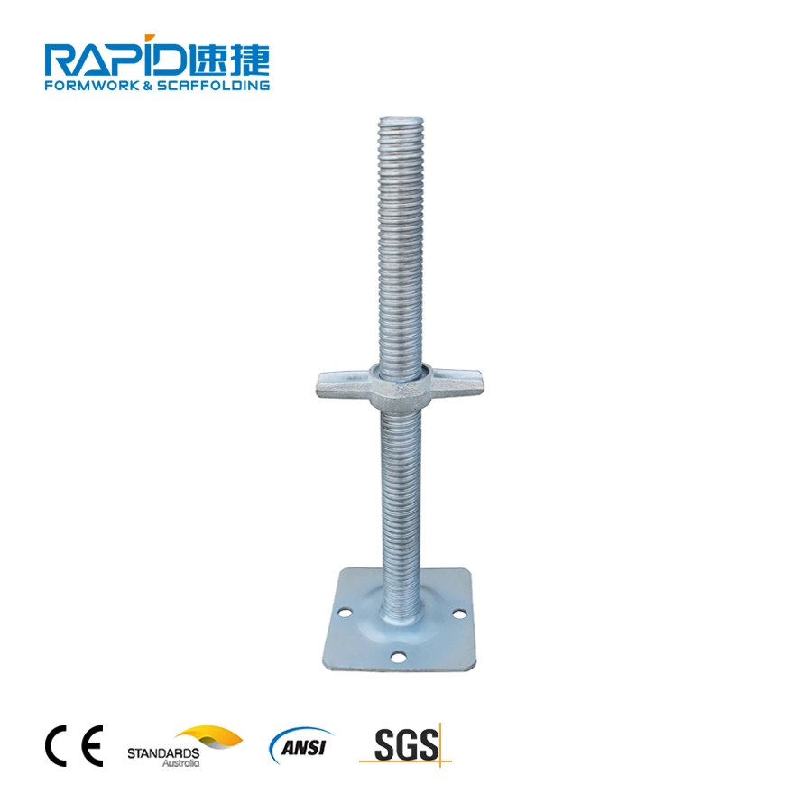 Scaffolding Hollow and Solid Screw Jack Base T Jack