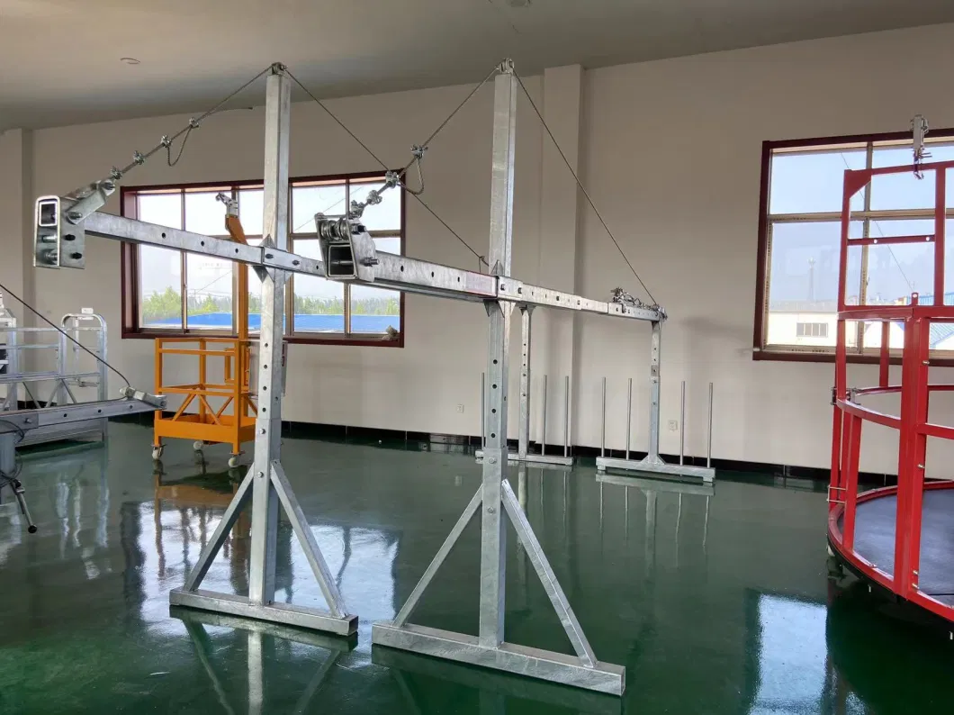 Zlp800 Galbanized Rope Electric Suspended Working Platform Electric Scaffolding