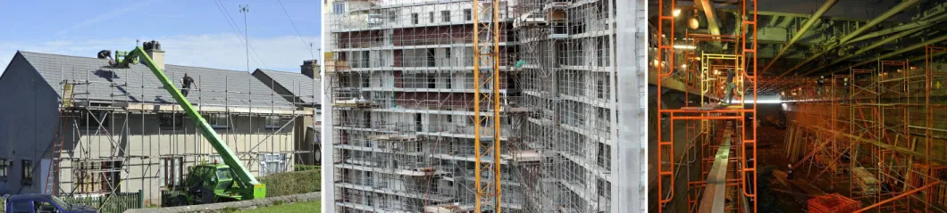 Mobile Climbing Platform Building Construction Q345 Steel H Frame Scaffolding