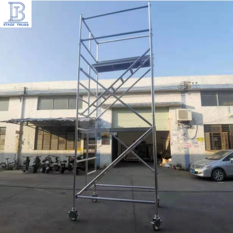 Special Aluminum Alloy H-Frame Building Block Ladder Folding Mobile Scaffold for Construction Engineeringclimbing Ladder