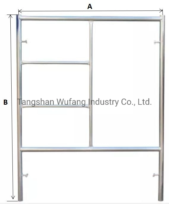 Metallic Andamio Ladder Type Frame Mason Scaffolding for Construction