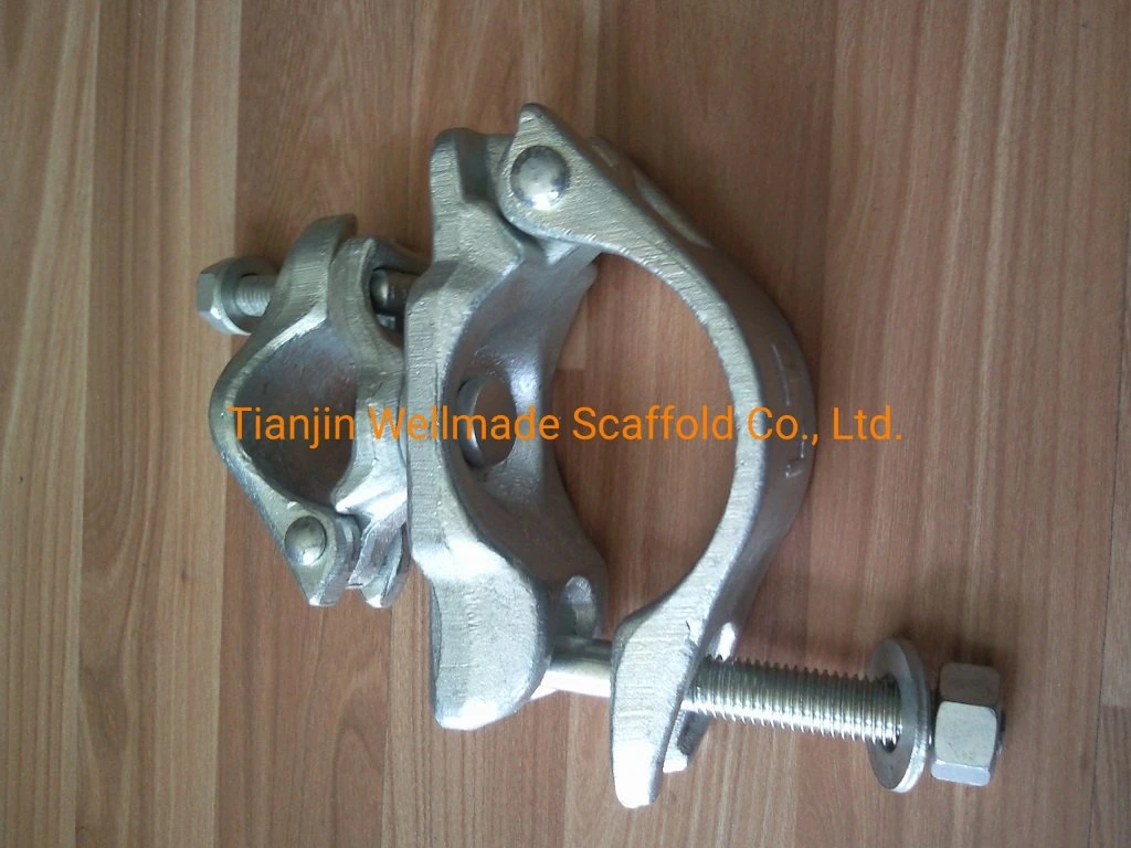 BS1139 En74 Construction Tube Fixed Clamp Pipe Fittings Forged Double Swivel Board Putlog Coupler Scaffolding
