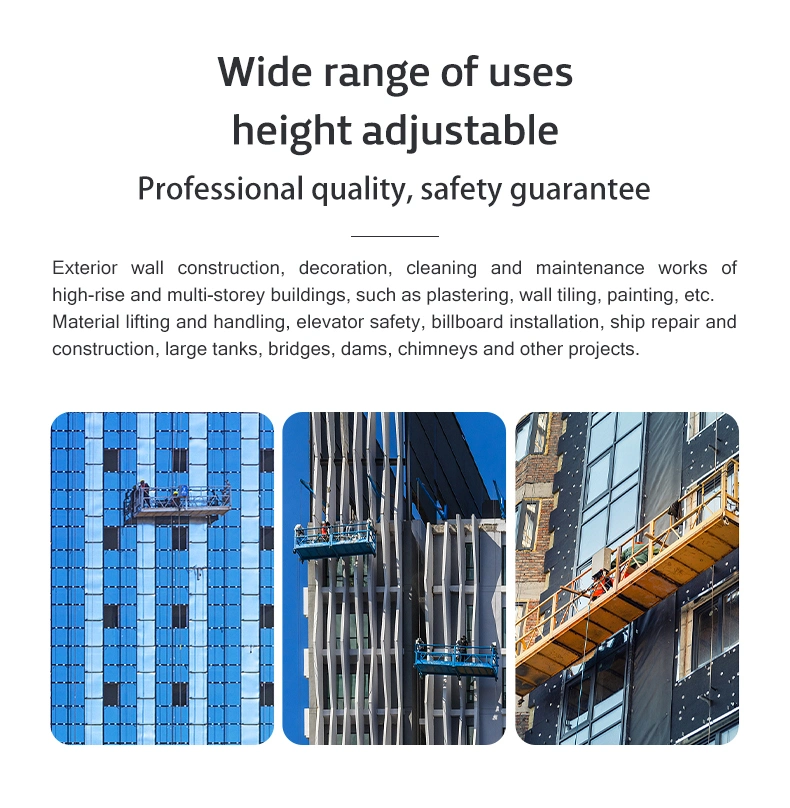 Zlp 630 High Quality Suspended Platform Lift Scaffolding