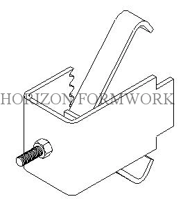 Adjustable Spindle Strut to Support Formwork Panels Horizontally or Vertically